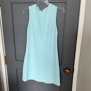 Alice + Olivia Light Blue Sleeveless Mini Dress